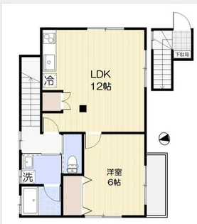 東京都練馬区下石神井6【アパート】の間取り