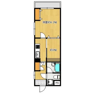 ペイザージュ代田【2階】の間取り