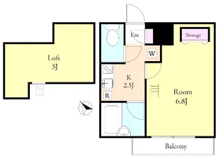 アビタシオン【1階】の間取り