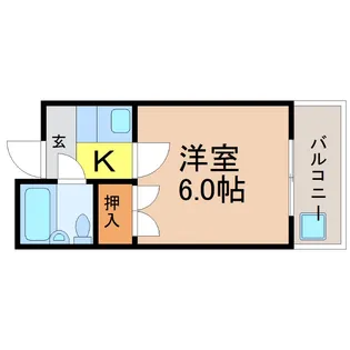 愛知県名古屋市熱田区旗屋2【マンション】の間取り
