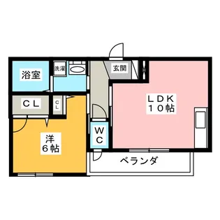 サン・ボナール【1階】の間取り