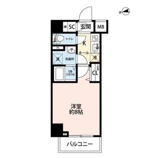 プレール・ドゥーク浅草V【3階】の間取り