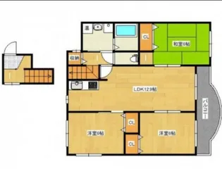 ガーデン津島II【2階】の間取り
