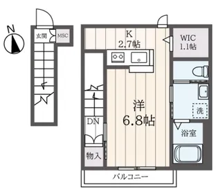 東京都練馬区西大泉3【マンション】の間取り
