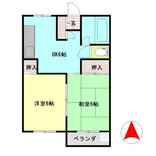 津守ビル【5階】の間取り
