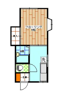 コーポ前多【2階】の間取り