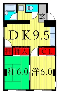 メゾンブランシェ【1階】の間取り
