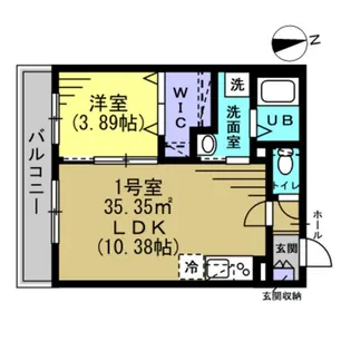 コージーコート【1階】の間取り
