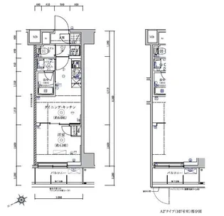 RELUXIA亀戸【1階】の間取り