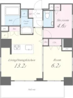 PARK RESIDENCE HARAJUKU【2階】の間取り