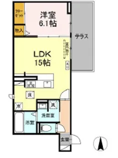 D-avance花田【3階】の間取り
