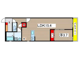 La Colorer【3階】の間取り