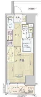 レビスタ白金高輪【13階】の間取り