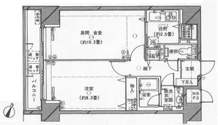 イトーピア音羽【5階】の間取り
