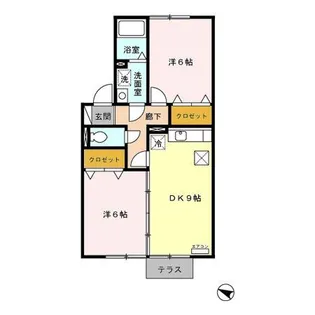 シャルム【1階】の間取り