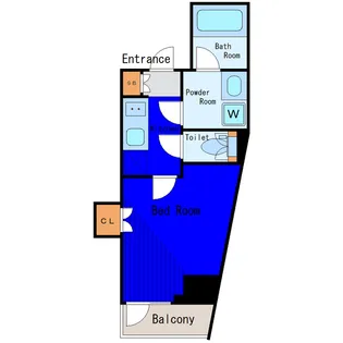 東京都港区三田5【マンション】の間取り