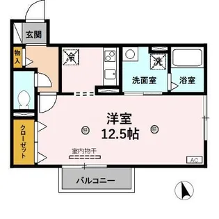 パルテール大町【2階】の間取り