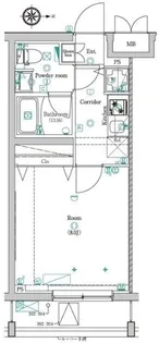 レアライズ蒲田【3階】の間取り