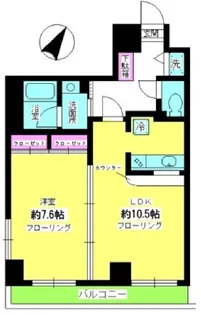 クレール目黒【3階】の間取り