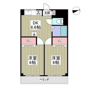 パールメゾンシオノ【2階】の間取り