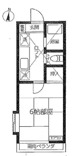 サニープレイス【1階】の間取り