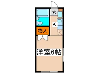 栄ミリオンコ-ポ【1階】の間取り