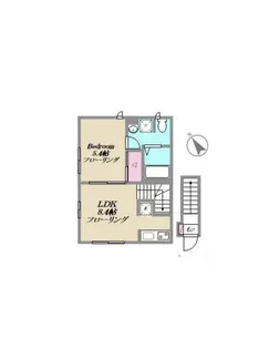 カーサ ビアンカ トキワダイ【2階】の間取り