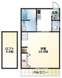 テナック府中【2階】の間取り