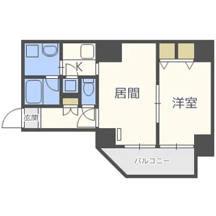 パルクアレース・ダハイム【11階】の間取り
