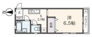 ローヤル久我山【1階】の間取り
