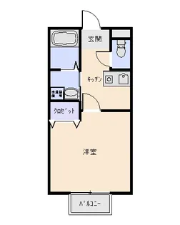 ピュアパレス【1階】の間取り