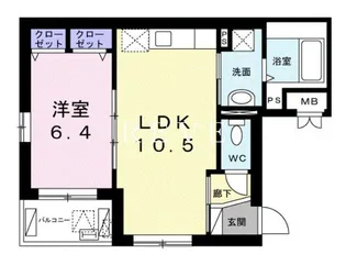 エム・サンリット白金【3階】の間取り
