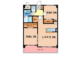 グランヒルズ【2階】の間取り