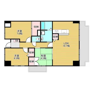 ロフティ少路【2階】の間取り