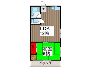 サンハイツ山口【2階】の間取り