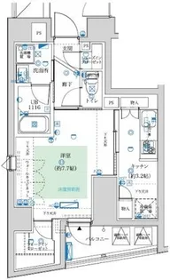 フェルクルール秋葉原【5階】の間取り
