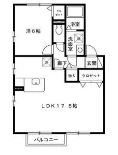 ザ・ハウスオオツキ【1階】の間取り