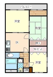 エスポワール【1階】の間取り
