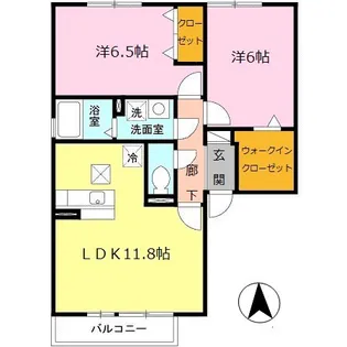 コンフォール【2階】の間取り