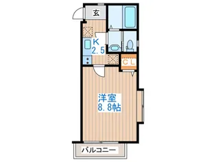 セレ-ナ明大前【3階】の間取り