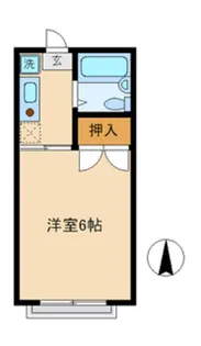 ホトコーポB-2【1階】の間取り