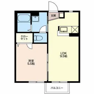 アーバンレックス【2階】の間取り