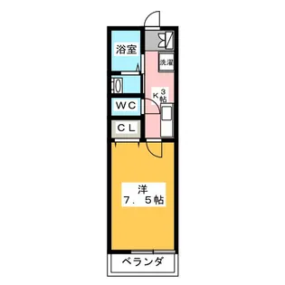 ヴェルドミール【2階】の間取り