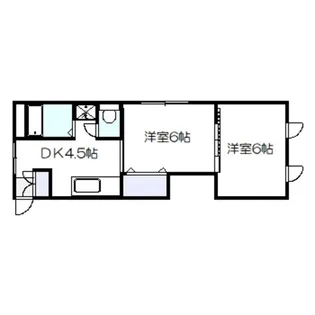 シティハイツ大和【5階】の間取り
