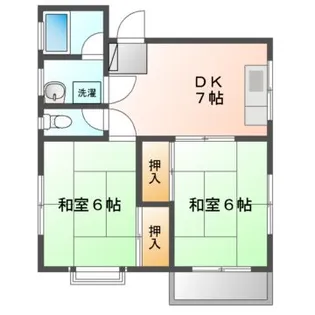リンク五月が丘【3階】の間取り
