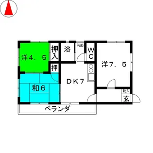 板橋ビル【5階】の間取り