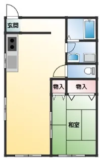 コーポはしやまII【2階】の間取り