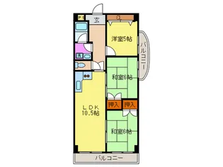 ナチュールKICHI【4階】の間取り