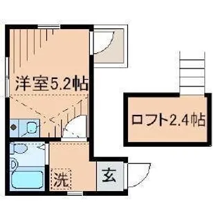 シャンテ東向島II【3階】の間取り