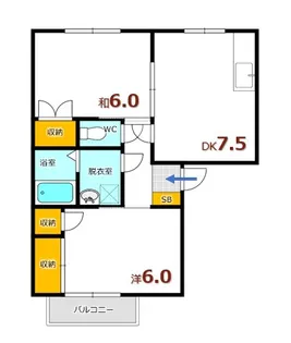 サンシャインT【2階】の間取り